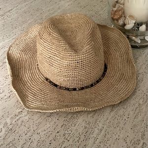 Hatattack Raffia Cowboy style hat